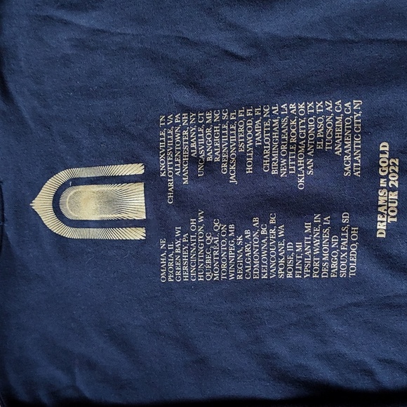 Greta Van Fleet Dreams In Gold Concert Crew Neck Sweatshirt Size L - Picture 5 of 5